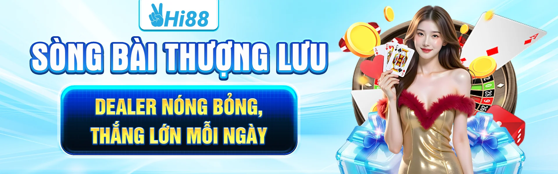 Banner chuyên mục giải trí online và hướng dẫn nội dung Hi88